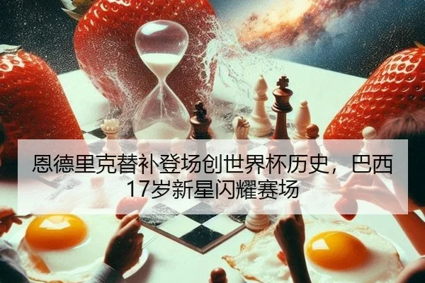恩德里克替补登场创世界杯历史，巴西17岁新星闪耀赛场